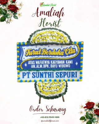Papan Bunga Duka di Yosowilangun