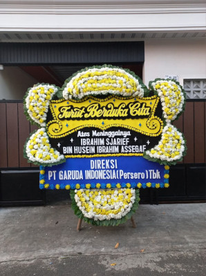 Papan Bunga Duka di Yosowilangun